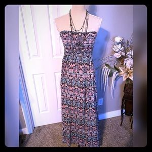 Maxi Strapless Boho Dress
